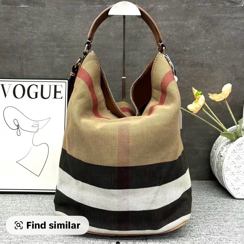 Stylish Tan and Black Women's Bag